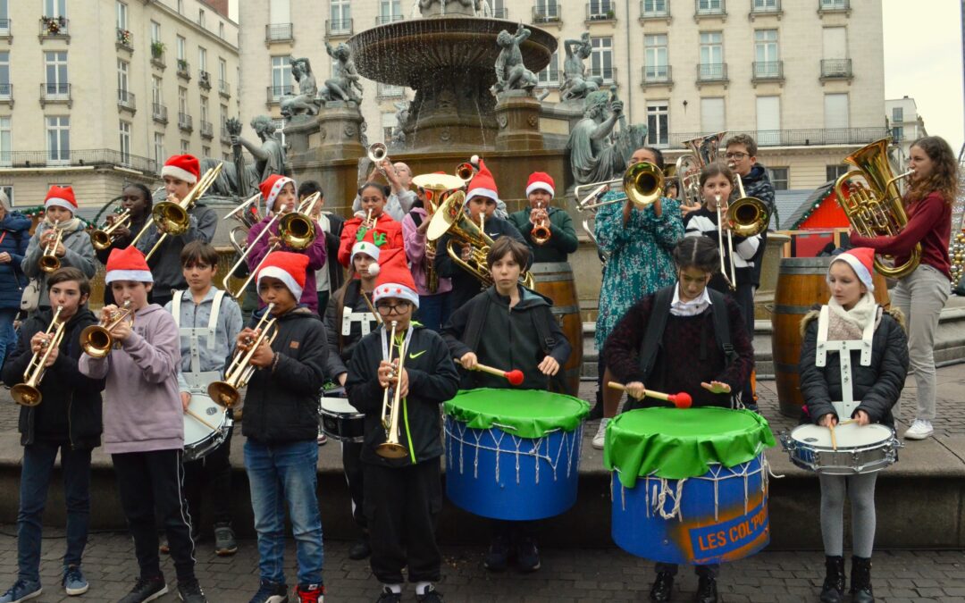 L’orchestre au marché de Noël